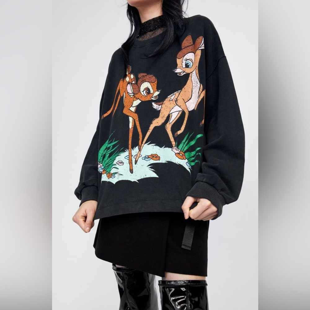 Disney Bambi Black and Brown Hoodie